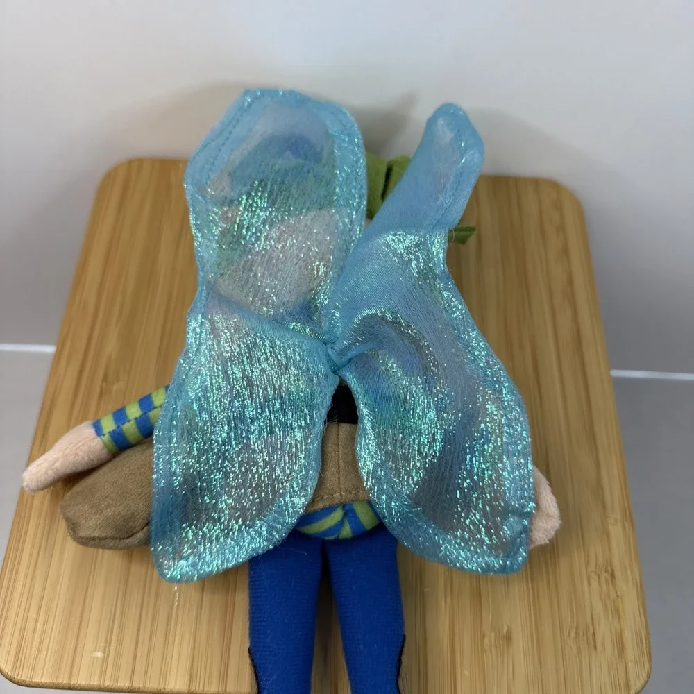 The Tale Of The Tooth Fairy Boy Doll Plush Green Blue Brown‎ Bag 10